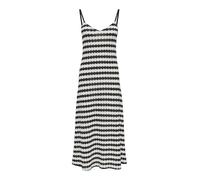 ONLY Onlevara Robe à Rayures pour Femme Taille S/L, Noir, L