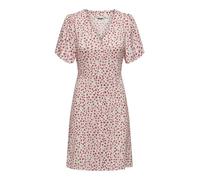 ONLY Onlevida S/S WVN Noos Robe Courte, Cloud Dancer, S