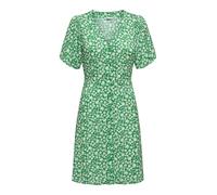 ONLY Onlevida S/S WVN Noos Robe Courte, Jelly Bean, M Femme