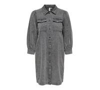 ONLY Onlfelica DNM Dress Noos Robe Chemisier, Medium Grey Denim, L Femmes