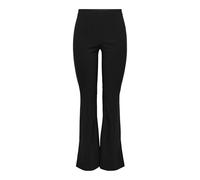 ONLY Onlfiona Flared Slit Pantalon JRS, Noir, S Femme
