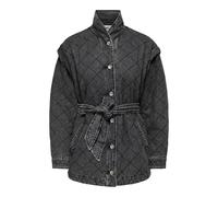 ONLY Onlfrances Ls Quilt DNM Jacket Gua, Gris, M Femme