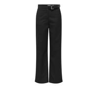ONLY Onlfrankie Hw STR Belt Pant XT TLR Pantalons, Noir, M x 32L Femme