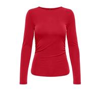 ONLY Onlfree Life L/S Ruching Top JRS, Salsa, XS Femmes