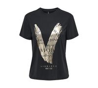 ONLY Onlfree Life Modal S/S Atelier Top JRS, Noir, L Femmes