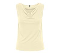 ONLY Onlfree Life S/L Draping Neck Top JRS, Citron glacé, XS Femmes