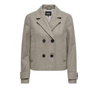 ONLY Onlfreja Life Short DB OTW Noos Veste Manteau, Mocha Meringue/Détails : mélange, XL Femme