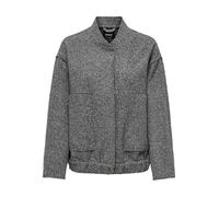 ONLY Onlgaia Boucle Bomber CC OTW Jacket, Gris foncé mélangé, S Femme