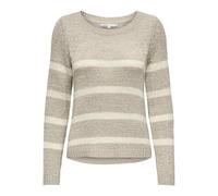 ONLY Onlgeena XO L/S Pullover KNT Noos Pull en Tricot, Taupe, L Femme