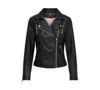 ONLY ONLGEMMA Faux Cuir Biker OTW NOO, Noir , 38