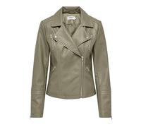 Only Onlgemma Motard en cuir synthétique pour femme OTW Noos, Mermaid, Numeric_38, Bleu sarcelle, numeric_38