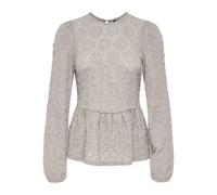 ONLY Onlgiavanna L/S Peplum Top JRS, Pumice Stone, L