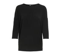 ONLY Onlglamour 3/4 Top Jrs Noos Femme T-Shirt, Noir (Black Black), S