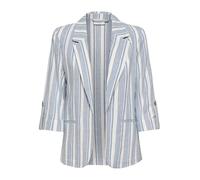 ONLY Onlgoa 3/4 Unline Linen BL Blazer CC TLR, Coronet Blue, 46 Femmes