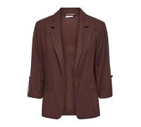 ONLY Onlgoa 3/4 Unline Linen BL Blazer CC TLR, Marron/Pierre, 38 Femmes