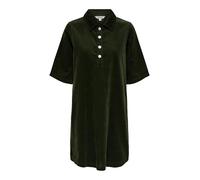 ONLY Onlgry-Nessa S/S Robe en Velours côtelé pour Femme, Colophane, M