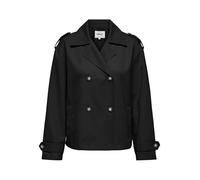 ONLY Onlhannah Short Trenchcoat OTW Trench Court, Noir, XL Femmes