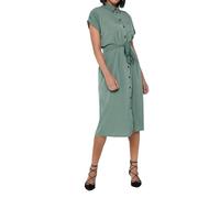 ONLY ONLHANNOVER S/S Shirt Dress Noos WVN Casual, Laurel Wreath, 38 Femme