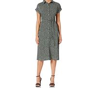 Robe chemise Imprimé all over Manches courtes Au-dessus du genou Poignets repliés vert Vert 36