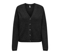 ONLY Onlhazel Ls Cardigan BF KNT, Noir, M Femme
