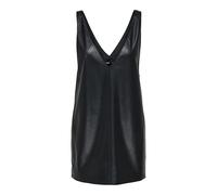 ONLY Onlheidi Faux Leather Spencer Dress OTW Simili Cuir, Noir, L Femmes