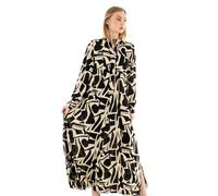 ONLY Onlhelena Life L/S Maxi Dress Ptm Robe, Noir/AOP : City Graphic, L Femme