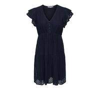 Only Onlhelena WVN Noos Robe d'été en Dentelle pour Femme, Bleu, S