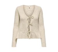 ONLY Onlhelga Ls String Cardigan CC KNT, Fossil d'Islande, S Femme