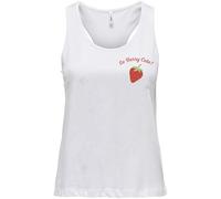 ONLY ONLHENNY Life REG S/L Débardeur JRS, Bright White Berry, XS