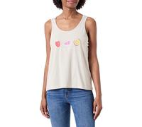 ONLY Onlhenny Life Reg S/L Tank Top Box JRS Débardeur, Gris, L Femme
