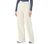 ONLY ONLHOPE Global EX HW Wide Cord PNT Pantalon Large, Crème, 42W x 32L Femme