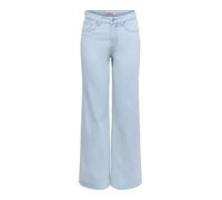 ONLY Onlhope Hw Wide DNM Mae6650 Noos, Bleu Jeans Clair, 25W / 30L Femmes
