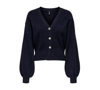 ONLY Onlibi Ls Fullneddle Cardigan CC KNT, Bleu Nuit, L Femme