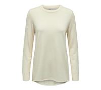 ONLY Onlibi LS Long Higlow O-Neck CC KNT Sweater, Couleur : Gris, S Femme