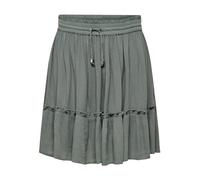 Only Onlibiza Life WVN Noos Jupe Courte pour Femme, Baume Green, S