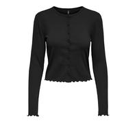 ONLY Onlina L/S Cardigan JRS, Noir, S Femme