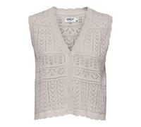 Only Onlirina V-Neck Button Vest KNT Noos Cardigan avec col en V et Ourlet côtelé pour Le Printemps/été Femme (Lot de 1)