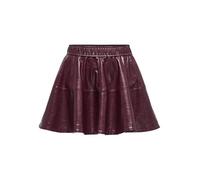 ONLY Onljacky Hw PNT Jupe Patineuse en Faux Cuir, Mauve Wine, M