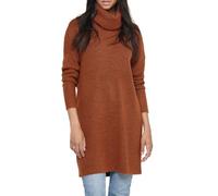Only Onljana L/S Cowlnck Dress Wool KNT Noos Robe Femme, Marron, M