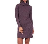 Only Onljana L/S Cowlnck Dress Wool KNT Noos Robe Femme, Rose, L