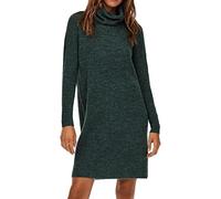 Only Onljana L/S Cowlnck Dress Wool KNT Noos Robe Femme, Vert, M