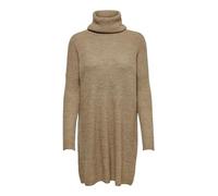 ONLY Onljana L/s Cowlneck Dress Wool Knt, Robe Femme, Marron (Indian Tan Detail: W. Melange), 36 (Taille fabricant: X-Small)