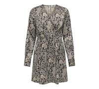ONLY Onljane Life L/S Jayde Dress WVN Robe, Noir, XL Femmes