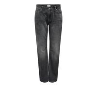 ONLY Onljane MW STR JNS Tai Jeans, Gris Denim, 31W x 32L Femme