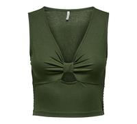 ONLY ONLJANY S/L Twist Top JRS Débardeur, Grün, XL Femme
