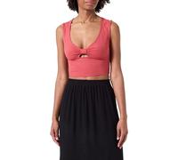 ONLY Onljany S/L Twist Top JRS, Rouge, S Femme