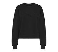 ONLY Onljenna L/S O-Neck EMB. Box SWT, Noir, XS Femme