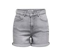 ONLY Onljosephinestretch DNM Azg Noos Short en Jean avec Coupe Normale et Passants de Ceinture, Medium Grey Denim, S Femme