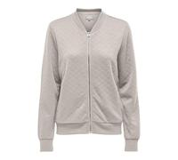 Only Onljoyce SWT Noos L/S Bomber, Pumice Stone, M Femme