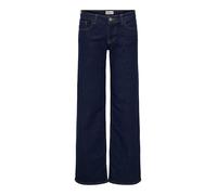 ONLY Onljudy-O LW Wide DNM Rinse Tai966 Noos, Bleu foncé Denim, M